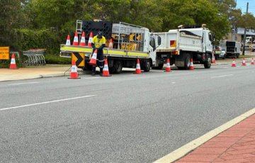 Image of temporary traffic management